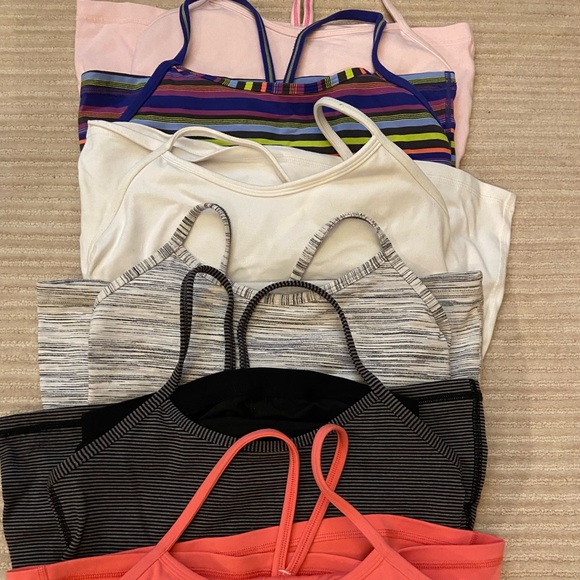 6 Lululemon racerback tanks all size US 2 in EUC. - Picture 4 of 4